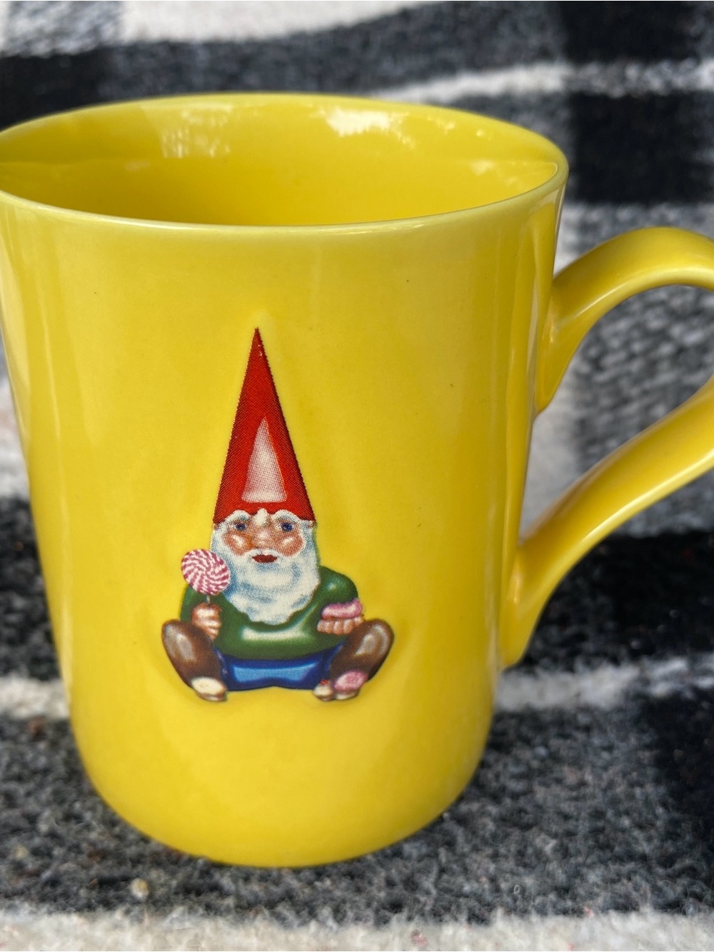 Yellow Gnome Ceramic Mug - Home Dining